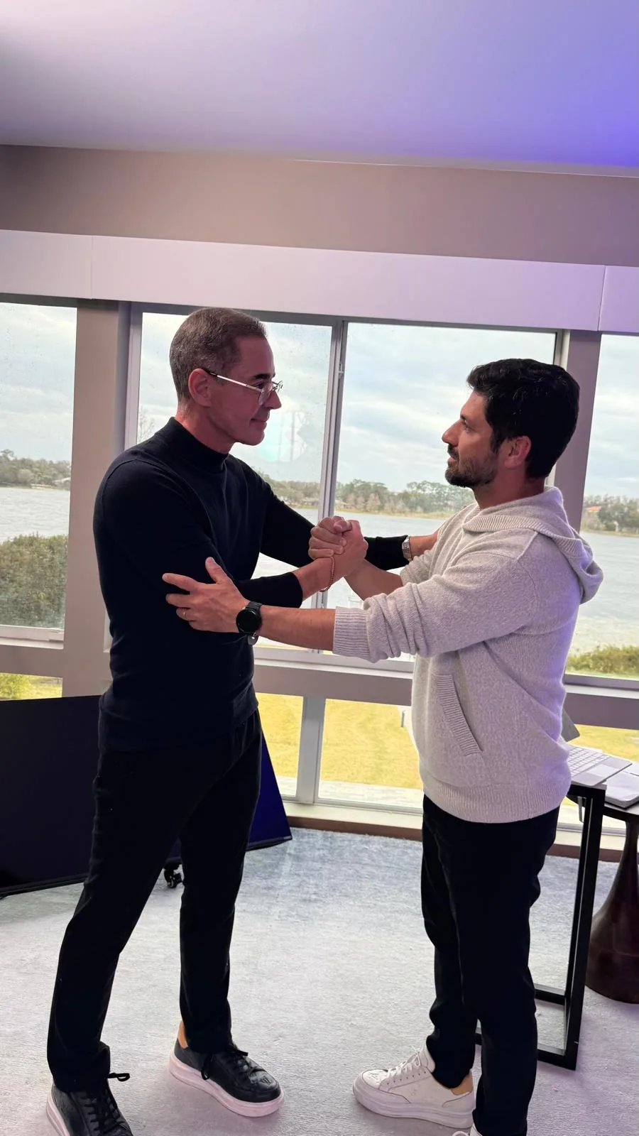 Bruno Vaz com Paulo Vieira